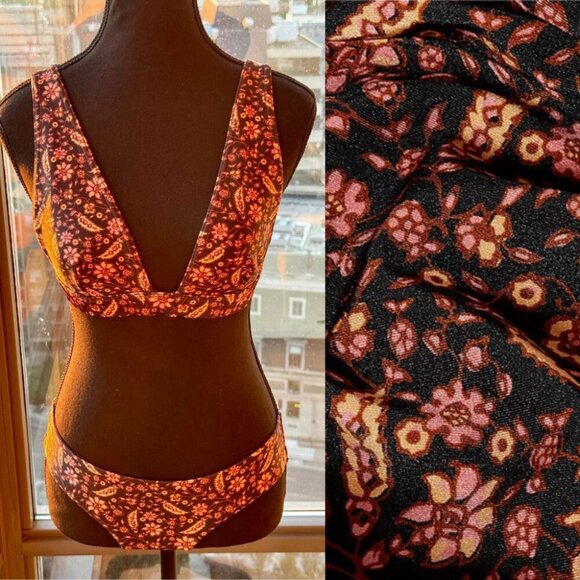 Zimmermann Other - 🆕 ZIMMERMANN 🧿 NWT Juniper Scarf High Triangle Bikini - Midnight Paisley